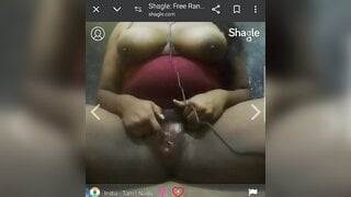 Indian girl showing boobs on shagle