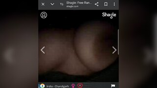 Indian girl showing boobs on shagle