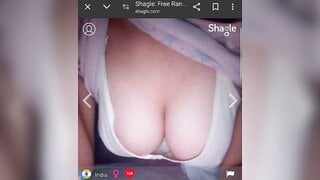 Indian cute girl showing her figure in video call
