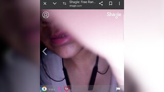 Indian cute girl showing her figure in video call