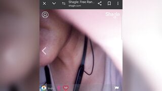 Indian cute girl showing her figure in video call