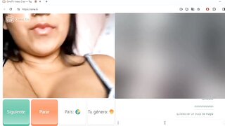 Ometv beautie with hot boobs