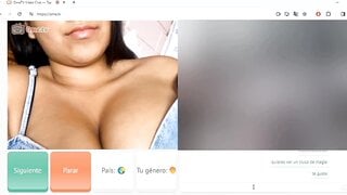 Ometv beautie with hot boobs