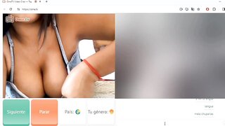 Ometv beautie with hot boobs