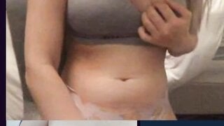 Omchater Flingster Sexy Girl Masturbates in Underwear (non-nude)