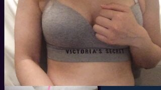Omchater Flingster Sexy Girl Masturbates in Underwear (non-nude)