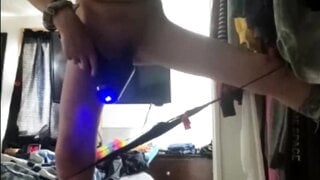 Cat Cosplay's Australian Teen Show Masturbation in Chatrandom