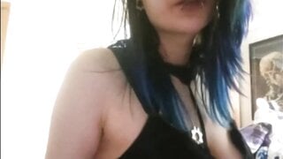 Cat Cosplay's Australian Teen Show Masturbation in Chatrandom