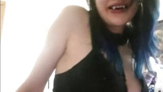 Cat Cosplay's Australian Teen Show Masturbation in Chatrandom