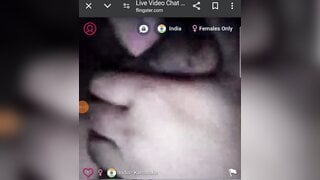 Mature Tamil aunty showing boobs on flingster