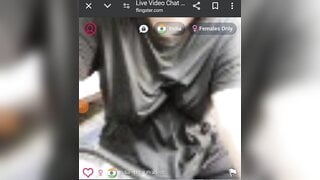 Mature Tamil aunty showing boobs on flingster