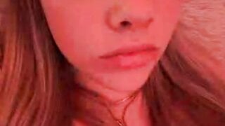 cute girl watches me cum