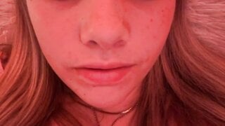 cute girl watches me cum
