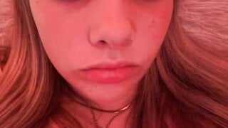 cute girl watches me cum