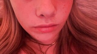 cute girl watches me cum