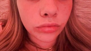 cute girl watches me cum