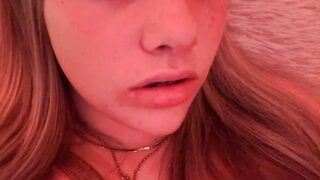 cute girl watches me cum