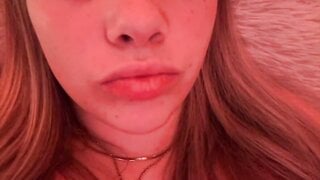 cute girl watches me cum