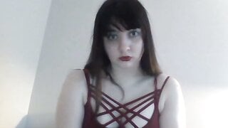 27 year old Clara playing on the bed
