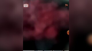 Romanian teen showing tits on ometv