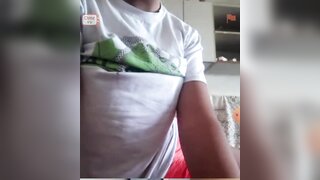 Romanian teen showing tits on ometv