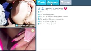 Argentinian couple fuck while watching a girl masturbate