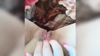 OmeTV girl showing off pussy