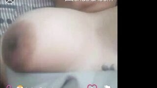 Indian - Gujarat girl plays with her sexy tits.