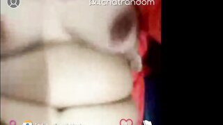 Indian - Tamilnadu girl shows her boobs and plays with her pussy.