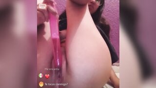 mexican girl masturbate in ome.tv