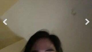 Hot asian going wild