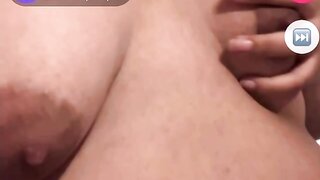 BBW shows tits and ass on monkey app
