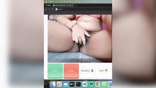 indian girl showing boob and Pussy and mastrubatein OmeTv