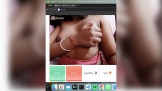 indian girl showing boob and Pussy and mastrubatein OmeTv