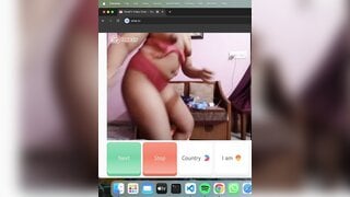 indian girl showing boob and Pussy and mastrubatein OmeTv