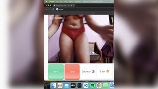 indian girl showing boob and Pussy and mastrubatein OmeTv