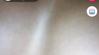 Black girl flashes tits then squirts for me on monkey app