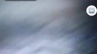 Black girl flashes tits then squirts for me on monkey app