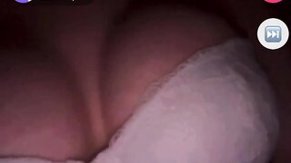 18 year old flashes her nice tits for me on monkey app