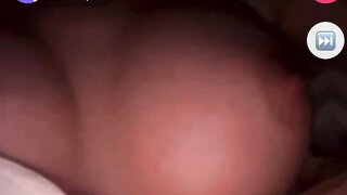 18 year old flashes her nice tits for me on monkey app