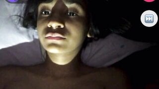 Mexican girl on monkey app with her tits out