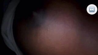 Black girl shows me her tits on monkey app