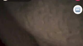 Ebony girl flashes her perfect tits for me on monkey app