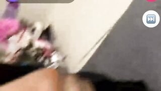 Girl pulls down her top for me on monkey app