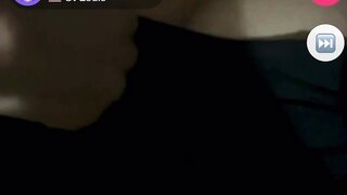 Girl pulls down her top for me on monkey app