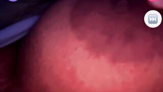 Chubby girl jiggles her boob on monkey app