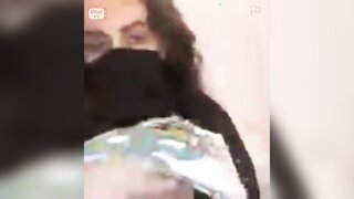 OmeTV - Saudi Arabian Girl helps me cum and plays with her huge boobs