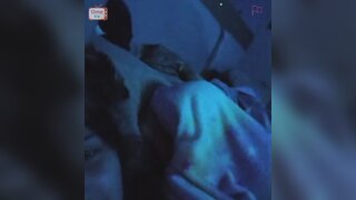 I tricked this Venezuelan girl into flashing me her tits with his bf at her side