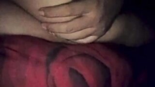 Sitting on Ome.tv with her tits out