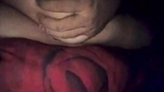 Sitting on Ome.tv with her tits out